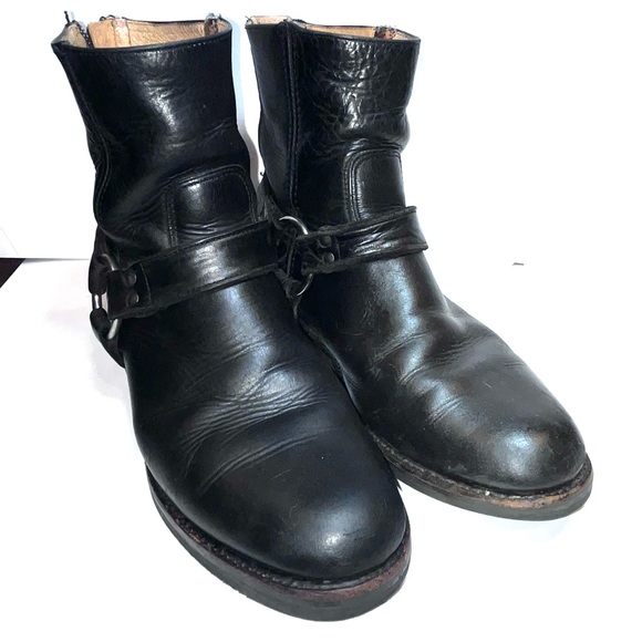 Frye Phillip Harness Short Boot 8M - Picture 1 of 8